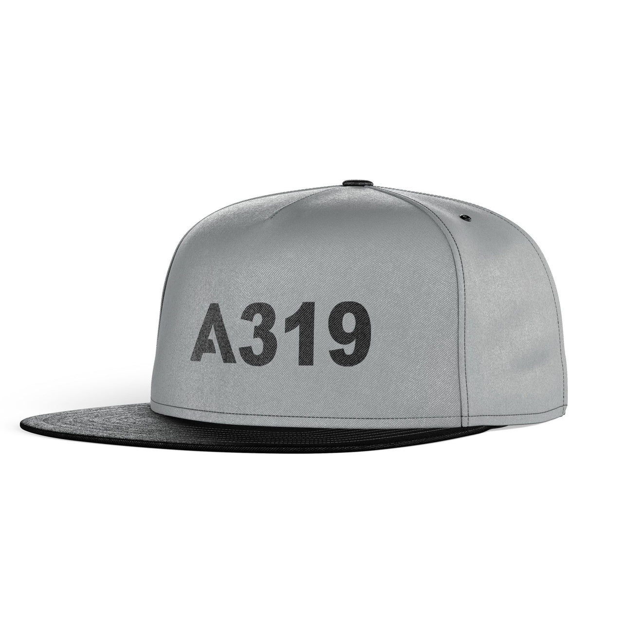 A319 Flat Text Designed Snapback Caps & Hats