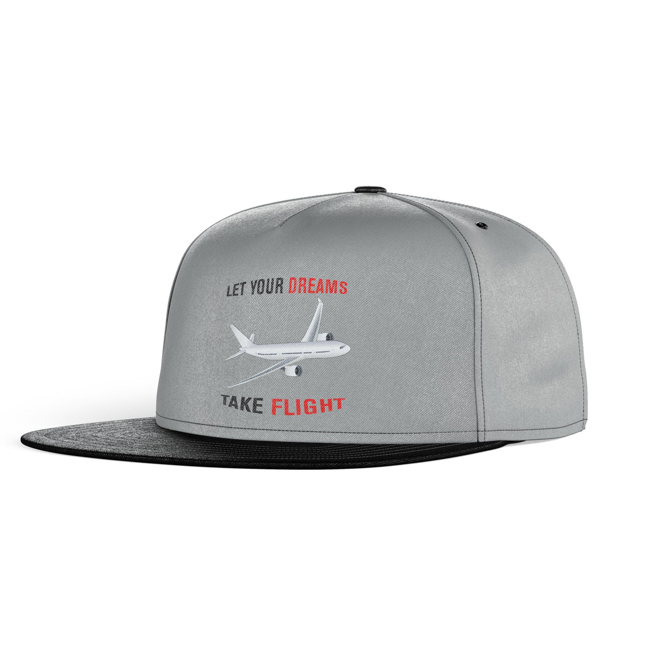 Let Your Dreams Take Flight Designed Snapback Caps & Hats