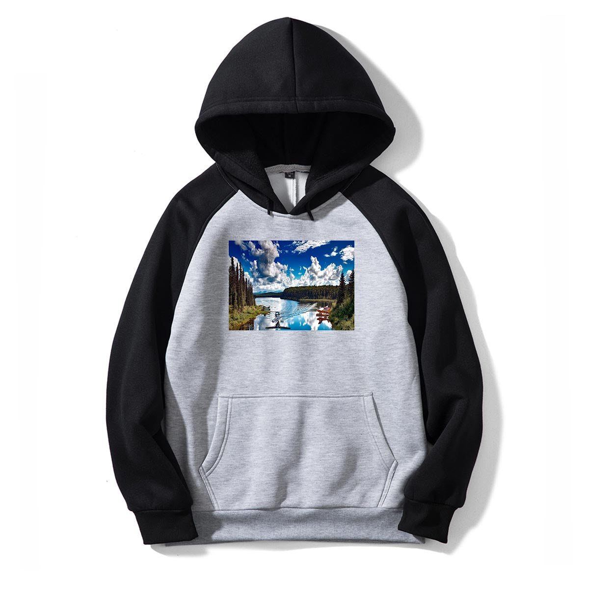 Amazing Scenary & Sea Planes Designed Colourful Hoodies