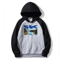 Thumbnail for Amazing Scenary & Sea Planes Designed Colourful Hoodies