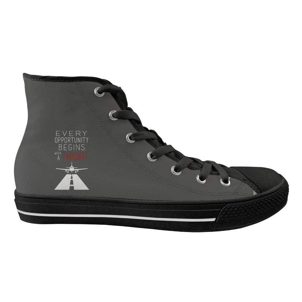 Every Opportunity Designed Long Canvas Shoes (Men)