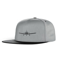 Thumbnail for Piper PA28 Silhouette Plane Designed Snapback Caps & Hats