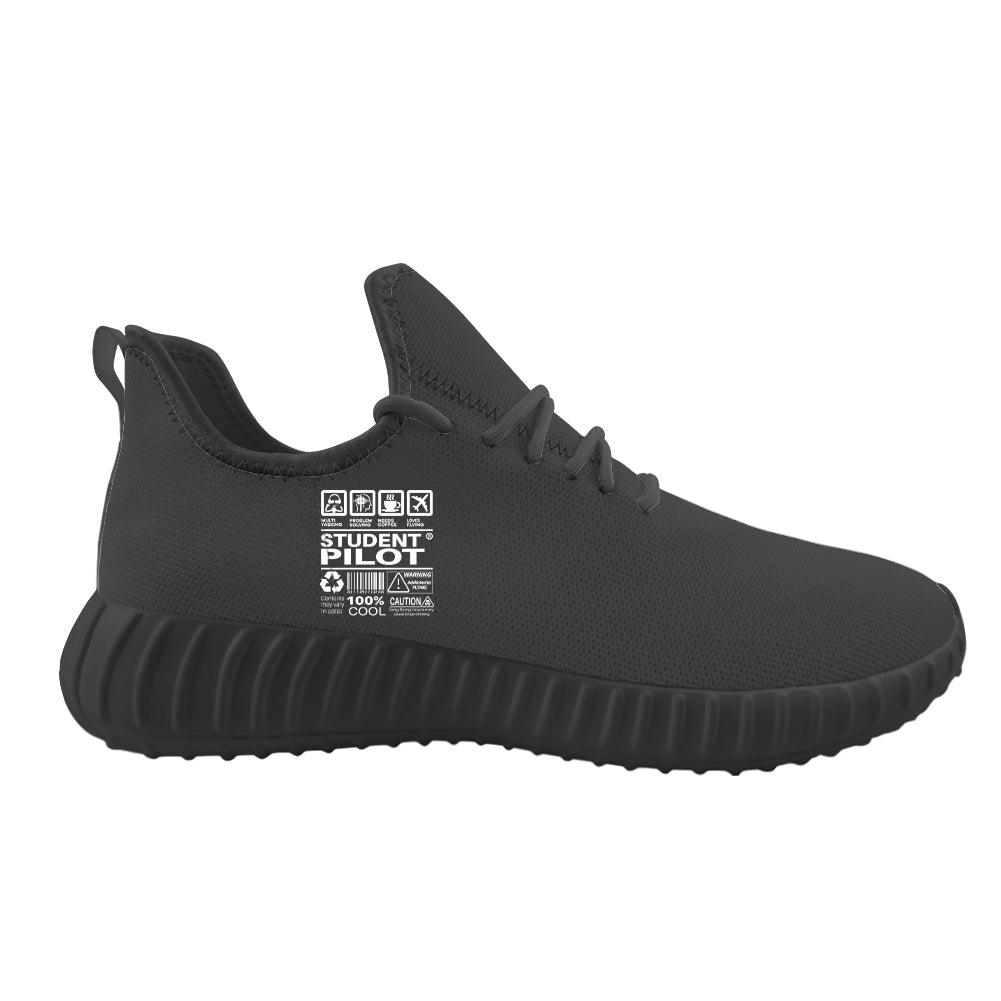 Student Pilot Label Designed Sport Sneakers & Shoes (WOMEN)
