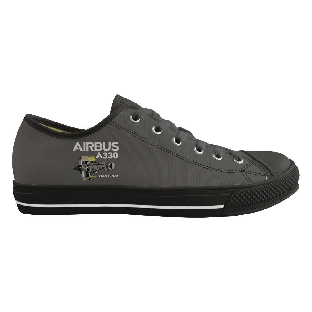 Airbus A330 & Trent 700 Engine Designed Canvas Shoes (Men)