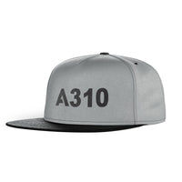 Thumbnail for A310 Flat Text Designed Snapback Caps & Hats