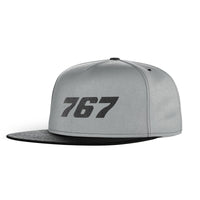 Thumbnail for 767 Flat Text Designed Snapback Caps & Hats