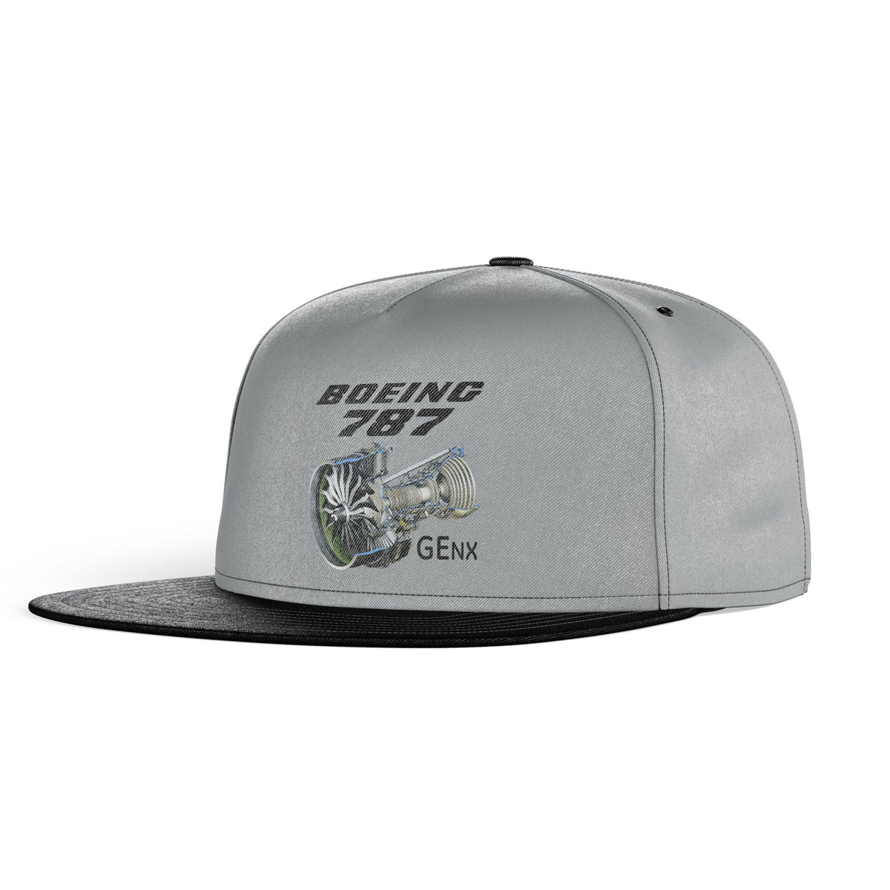 Boeing 787 & GENX Engine Designed Snapback Caps & Hats