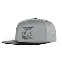 Thumbnail for Boeing 787 & GENX Engine Designed Snapback Caps & Hats