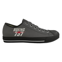 Thumbnail for Amazing Boeing 737 Designed Canvas Shoes (Women)