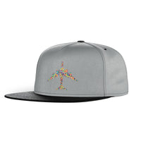 Thumbnail for Colourful Airplane Designed Snapback Caps & Hats