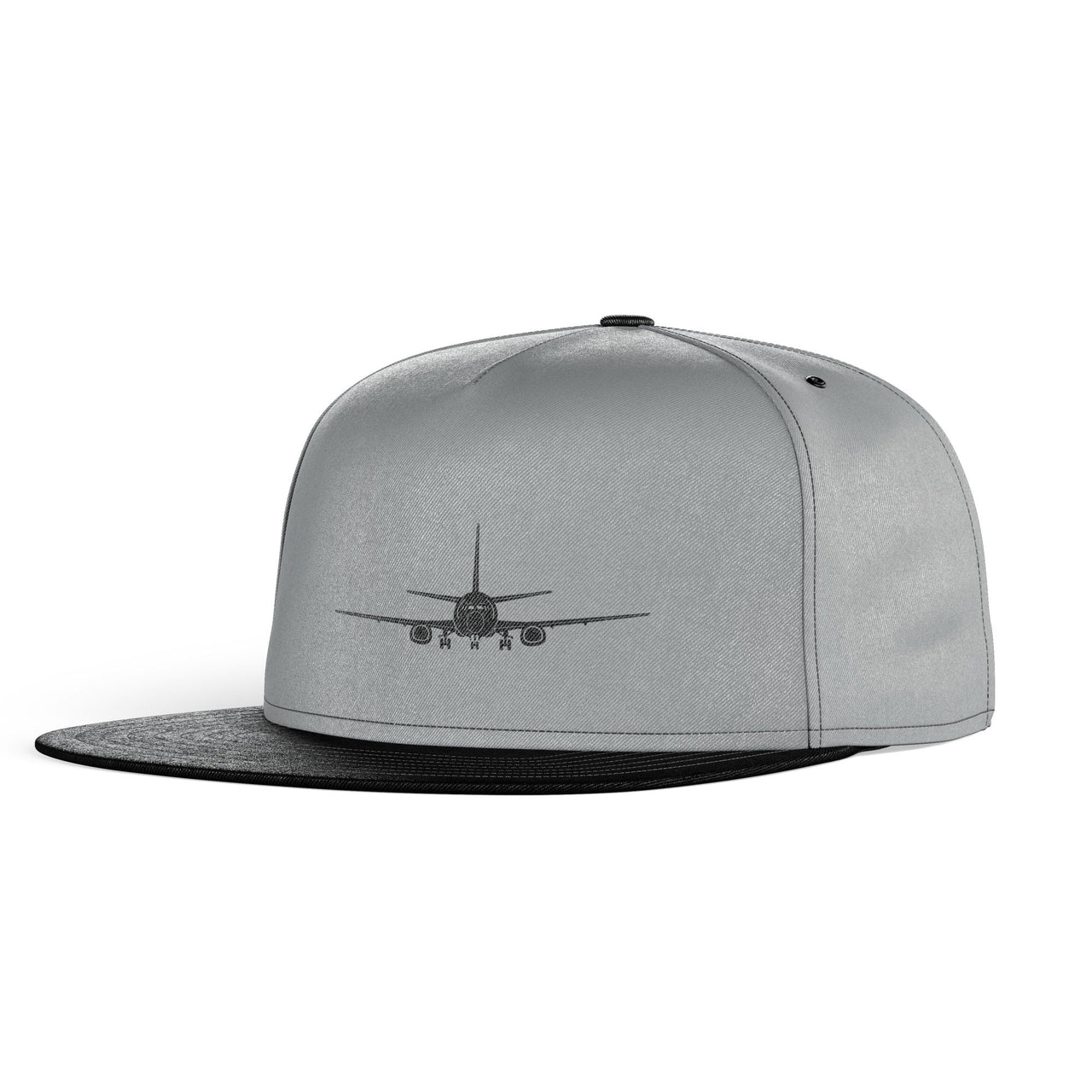 Boeing 737 Silhouette Designed Snapback Caps & Hats