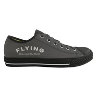 Thumbnail for Flying All Around The World Designed Canvas Shoes (Men)