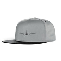 Thumbnail for Airbus A330 Silhouette Designed Snapback Caps & Hats