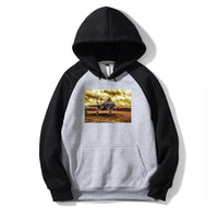 Thumbnail for Fighter Jet 35 at Airbase Designed Colourful Hoodies