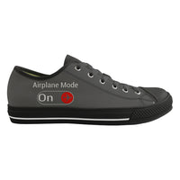 Thumbnail for Airplane Mode On Designed Canvas Shoes (Men)