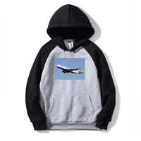 Thumbnail for Departing British Airways Boeing 747 Designed Colourful Hoodies