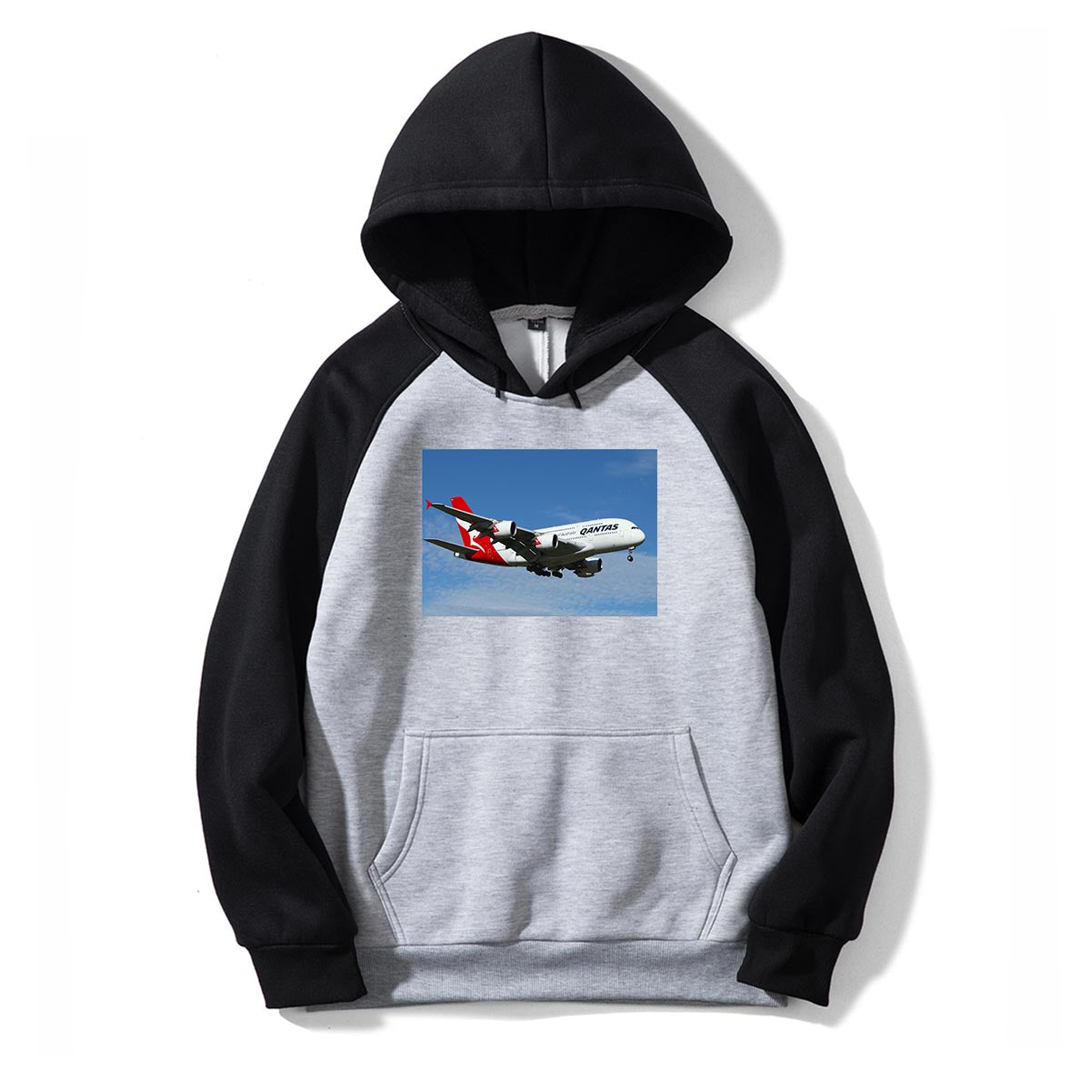 Landing Qantas A380 Designed Colourful Hoodies