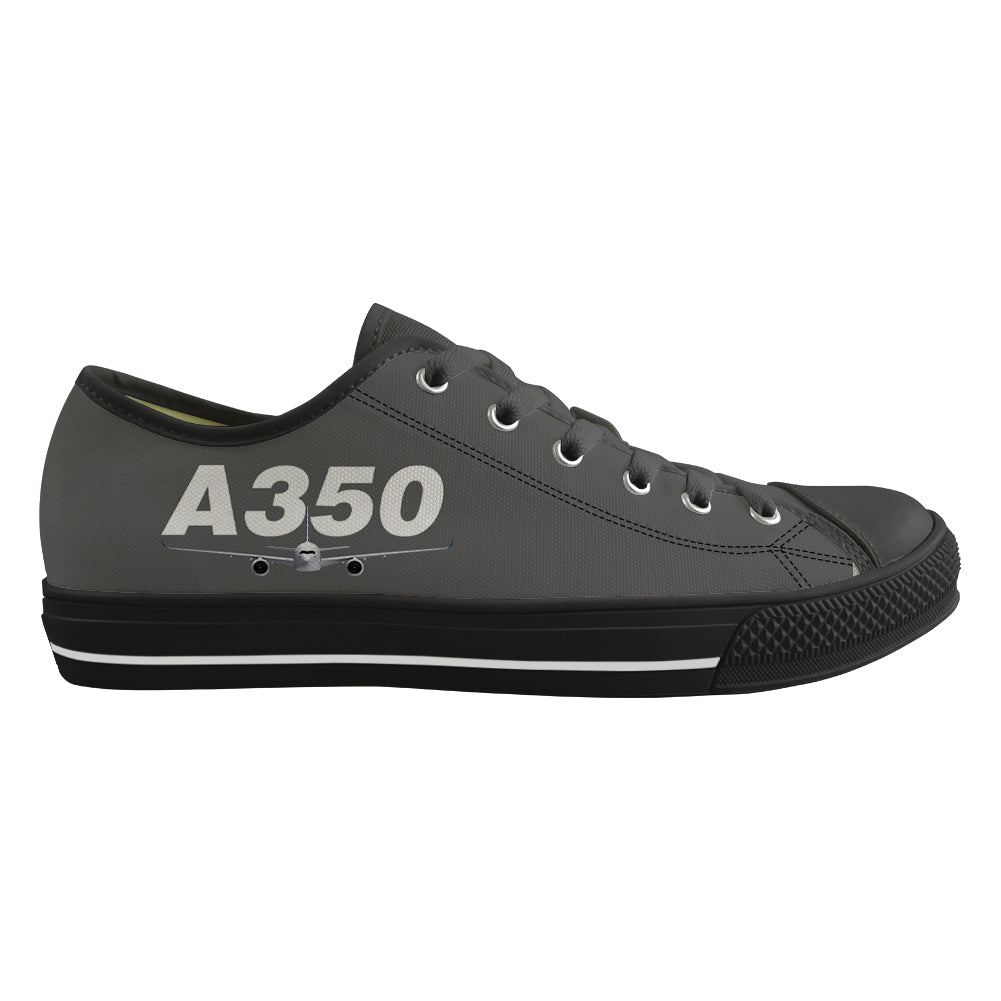 Super Airbus A350 Designed Canvas Shoes (Men)
