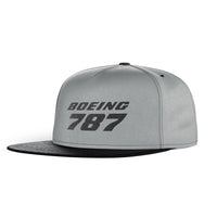 Thumbnail for Boeing 787 & Text Designed Snapback Caps & Hats