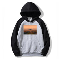 Thumbnail for Super Cool Landing During Sunset Designed Colourful Hoodies
