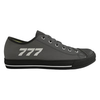 Thumbnail for 777 Flat Text Designed Canvas Shoes (Men)