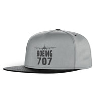 Thumbnail for Boeing 707 & Plane Designed Snapback Caps & Hats