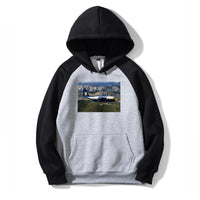 Thumbnail for Amazing View with Blue Angels Aircraft Designed Colourful Hoodies