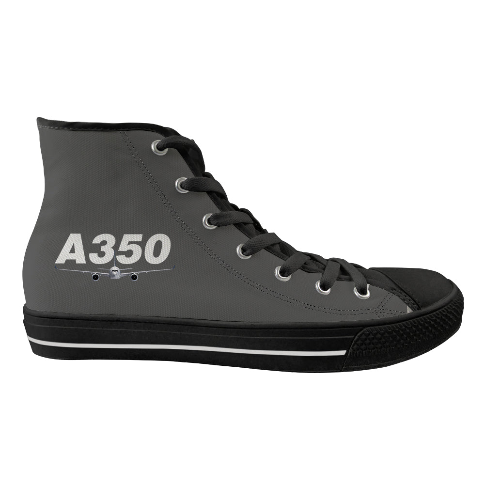 Super Airbus A350 Designed Long Canvas Shoes (Women)