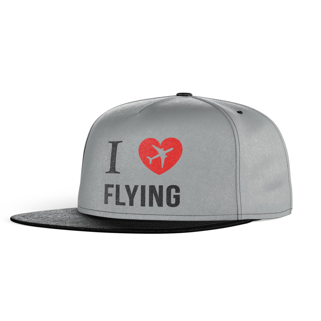 I Love Flying Designed Snapback Caps & Hats