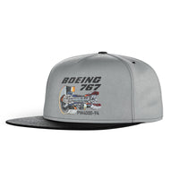 Thumbnail for Boeing 767 Engine (PW4000-94) Designed Snapback Caps & Hats