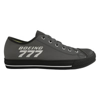 Thumbnail for Boeing 777 & Text Designed Canvas Shoes (Women)