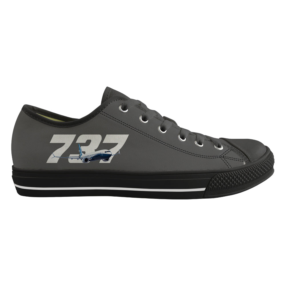 Super Boeing 737 Designed Canvas Shoes (Women)