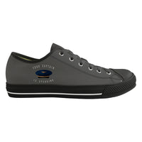 Thumbnail for Your Captain Is Speaking Designed Canvas Shoes (Men)