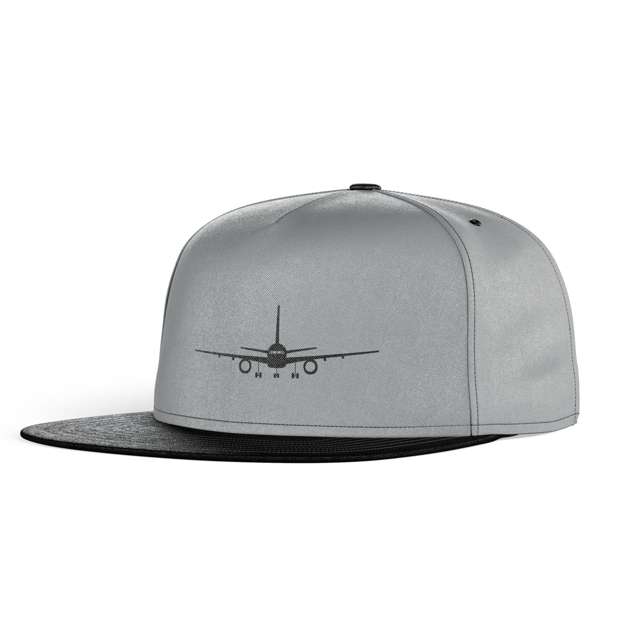 Boeing 757 Silhouette Designed Snapback Caps & Hats