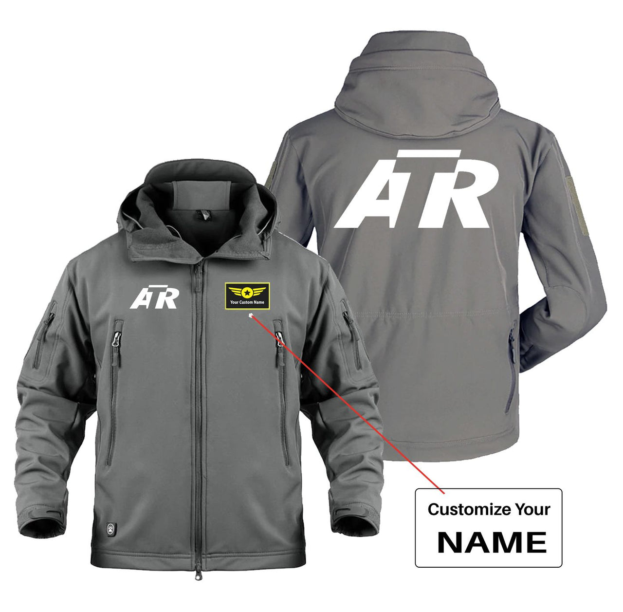 ATR & Text Designed Military Jackets (Customizable)