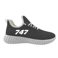 Thumbnail for 747 Flat Text Designed Sport Sneakers & Shoes (WOMEN)