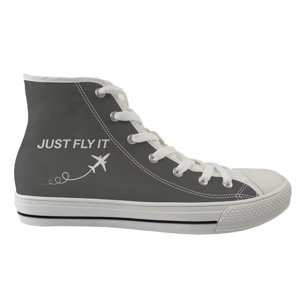 Just Fly It Designed Long Canvas Shoes (Women)