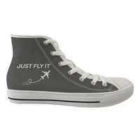 Thumbnail for Just Fly It Designed Long Canvas Shoes (Women)