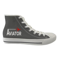 Thumbnail for Aviator Designed Long Canvas Shoes (Women)