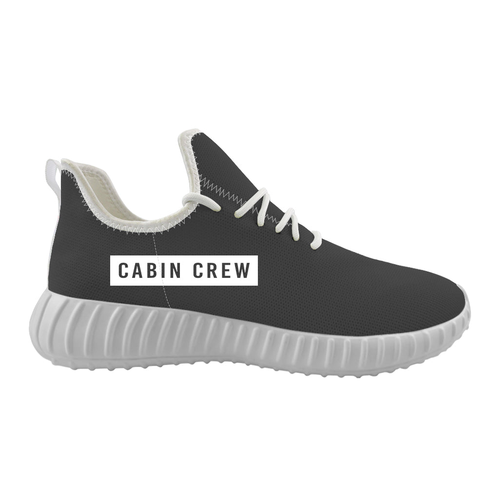 Cabin Crew Text Designed Sport Sneakers & Shoes (MEN)