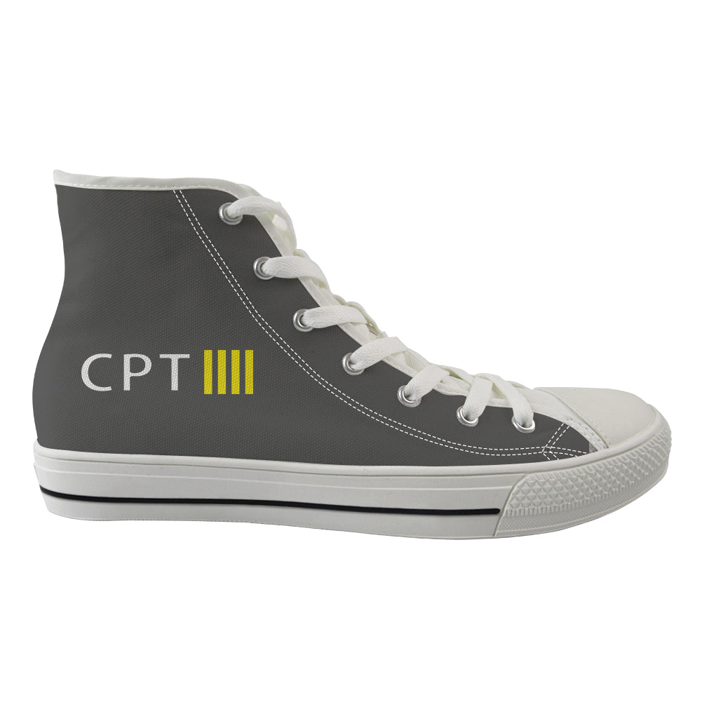 CPT & 4 Lines Designed Long Canvas Shoes (Men)
