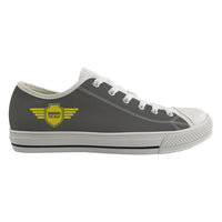 Thumbnail for Born To Fly & Badge Designed Canvas Shoes (Men)