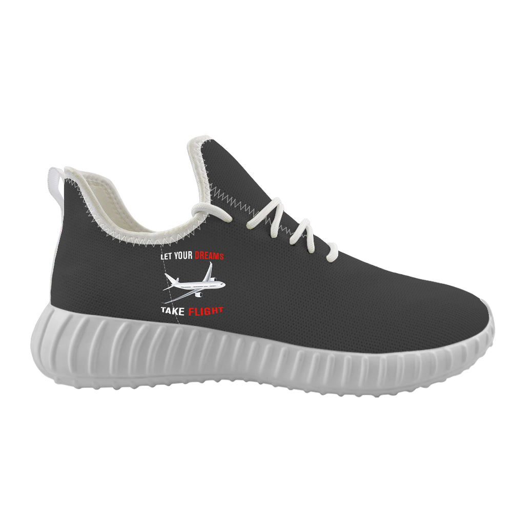 Let Your Dreams Take Flight Designed Sport Sneakers & Shoes (MEN)