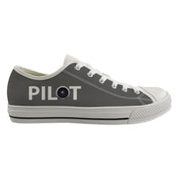 Thumbnail for Pilot & Jet Engine Designed Canvas Shoes (Women)