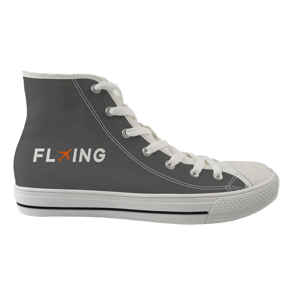 Flying Designed Long Canvas Shoes (Women)