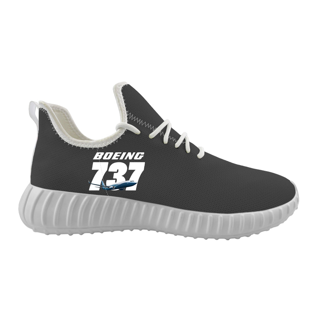 Super Boeing 737+Text Designed Sport Sneakers & Shoes (MEN)