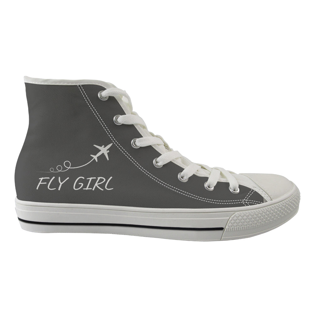 Just Fly It & Fly Girl Designed Long Canvas Shoes (Men)