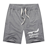 Thumbnail for Sukhoi Superjet 100 Designed Cotton Shorts