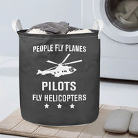 Thumbnail for People Fly Planes Pilots Fly Helicopters Designed Laundry Baskets