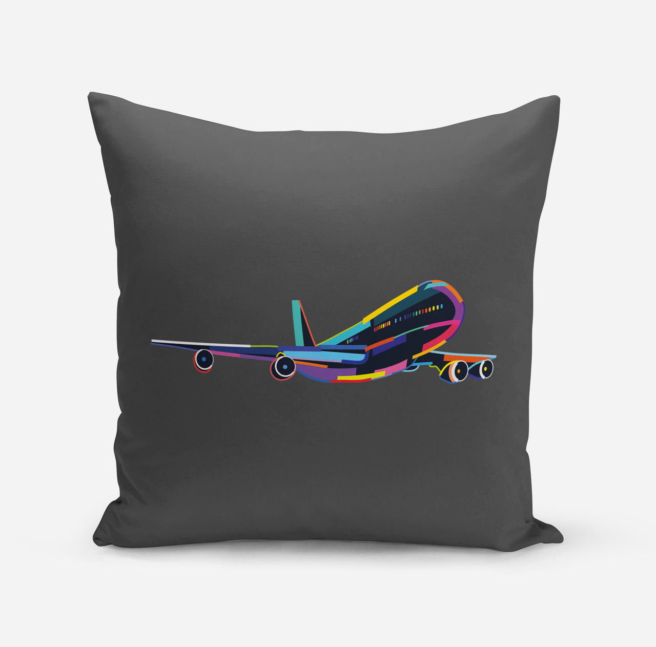 Multicolor Airplane Designed Pillows